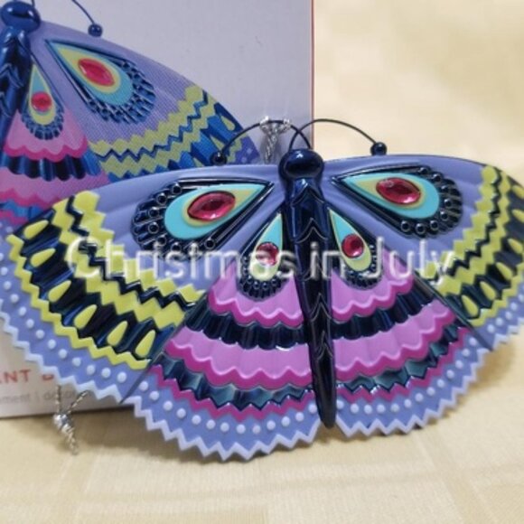 Hallmark 2024 Brilliant Butterflies Butterfly series Christmas Ornament - Picture 1 of 2